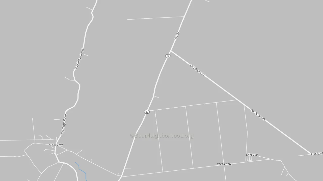 Transit Grade map of Terra Ceia, NC