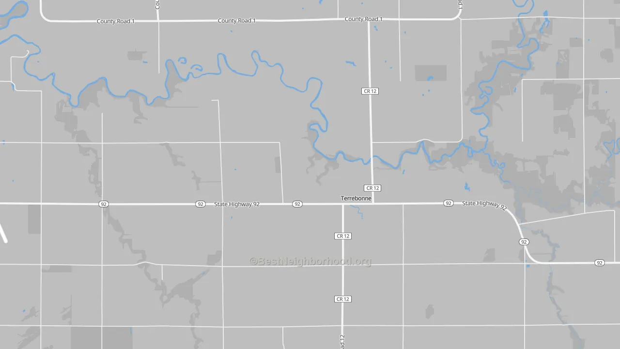 Transit Grade map of Terrebonne, MN