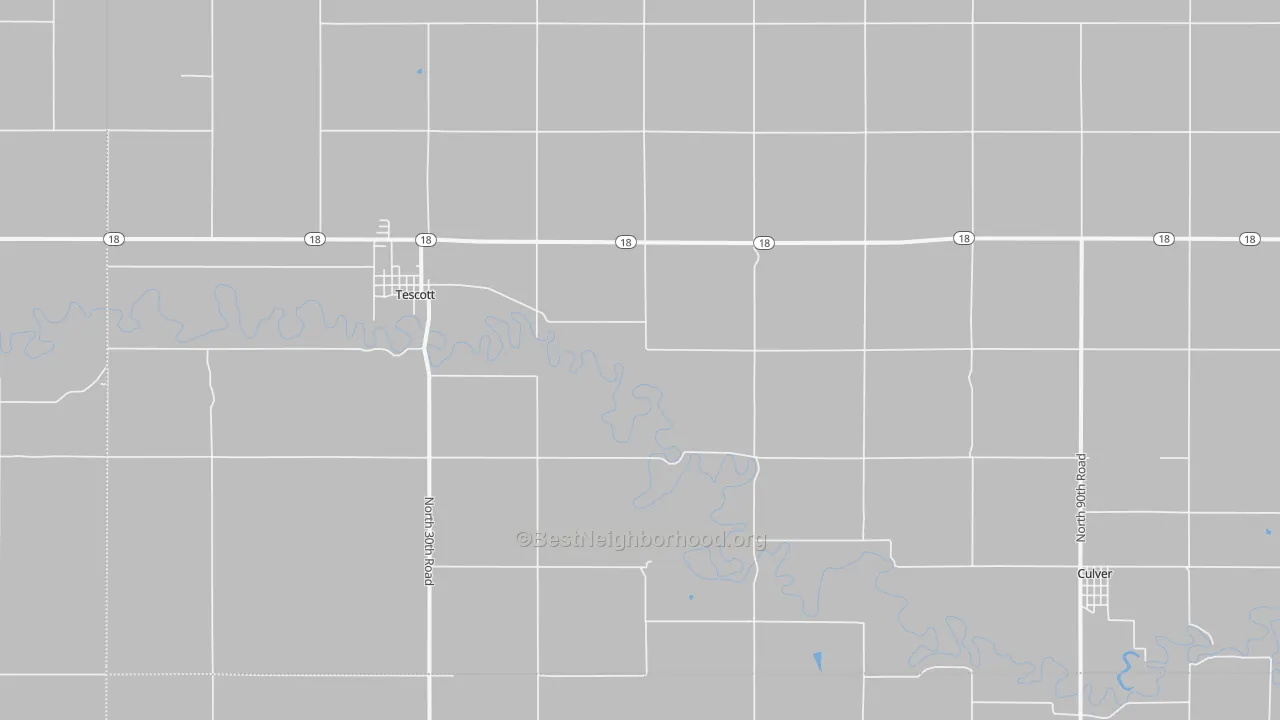 Transit Grade map of Tescott, KS