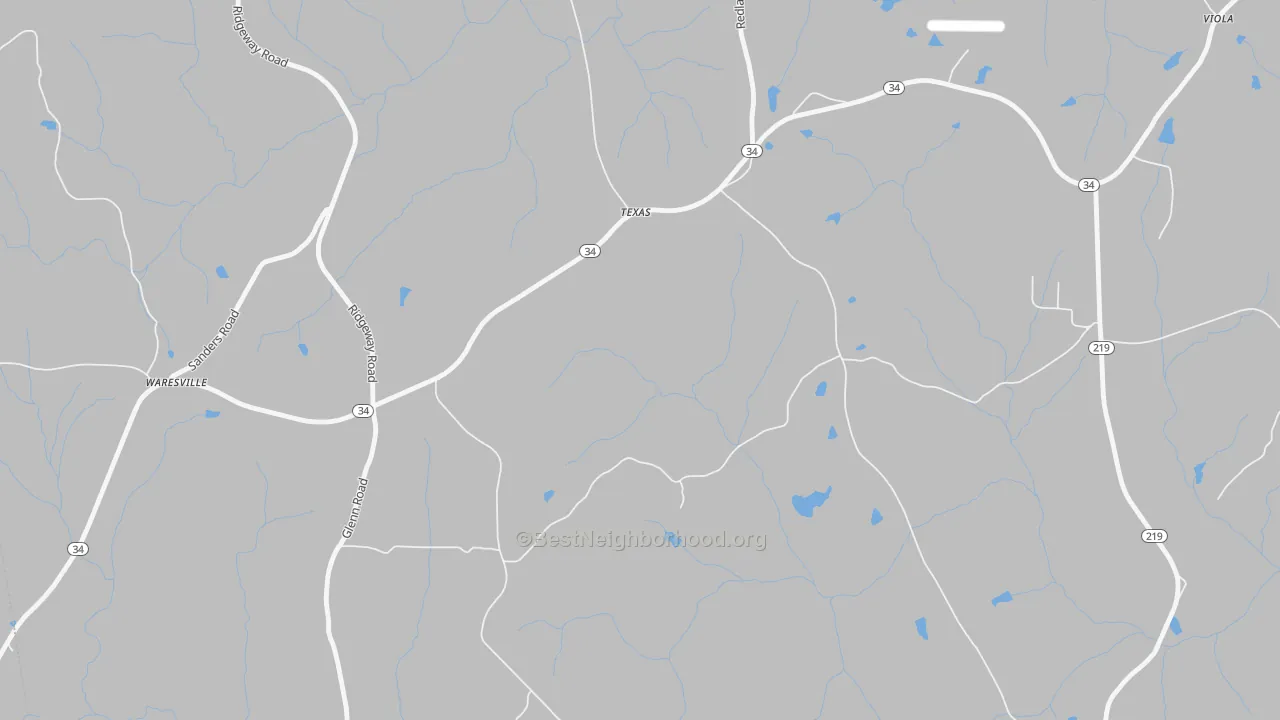 Transit Grade map of Texas, GA