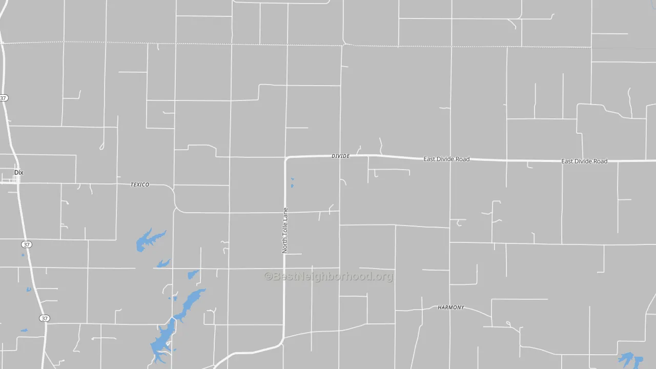 Transit Grade map of Texico, IL