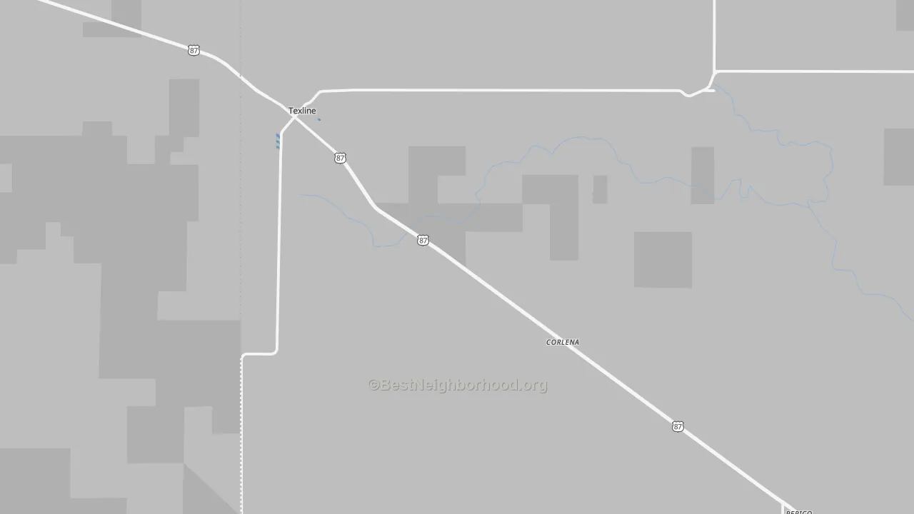Transit Grade map of Texline, TX