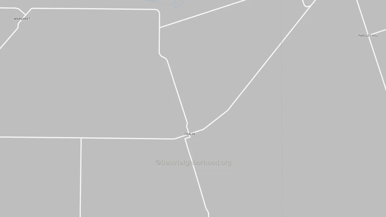 Transit Grade map of Thalia, TX