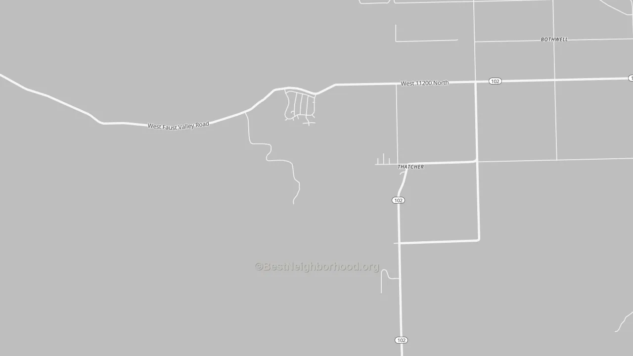 Transit Grade map of Thatcher, UT
