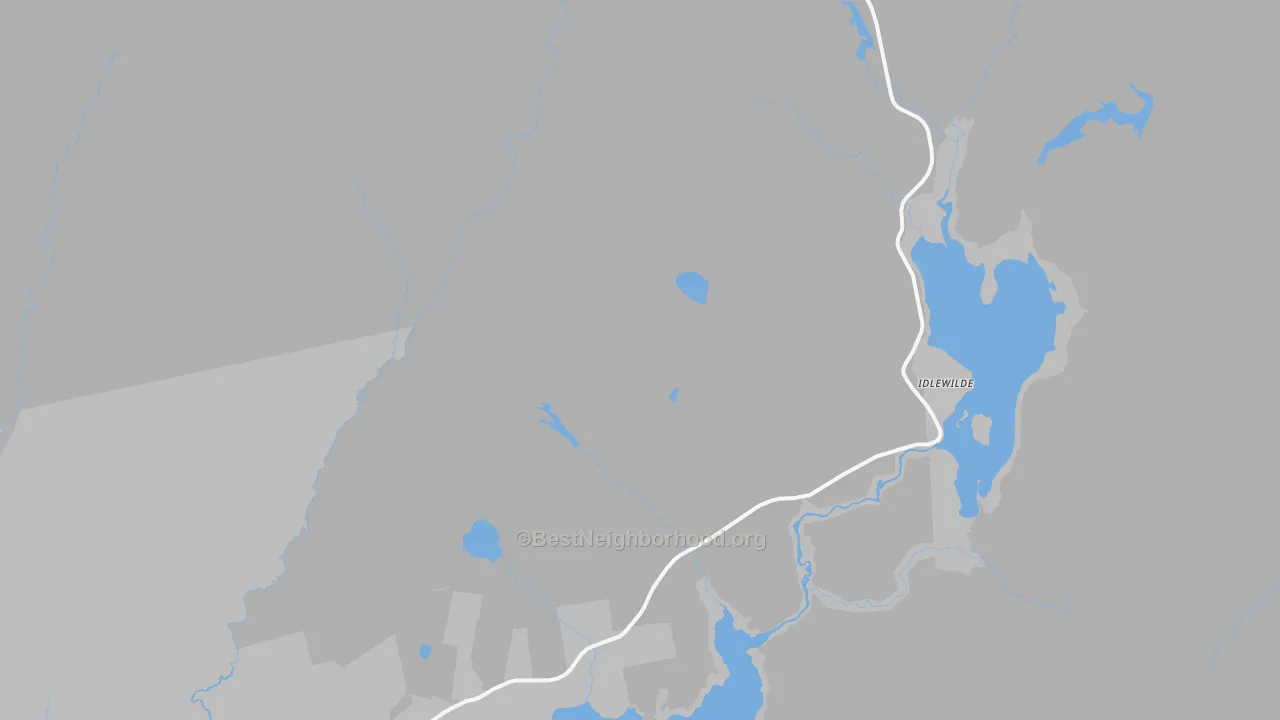 Transit Grade map of The Glen, NH