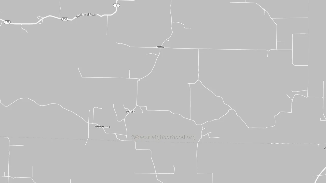 Transit Grade map of Thida, AR