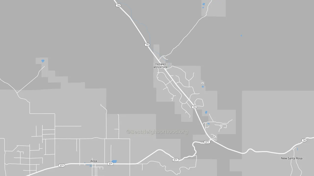 Transit Grade map of Thomas Mountain, CA