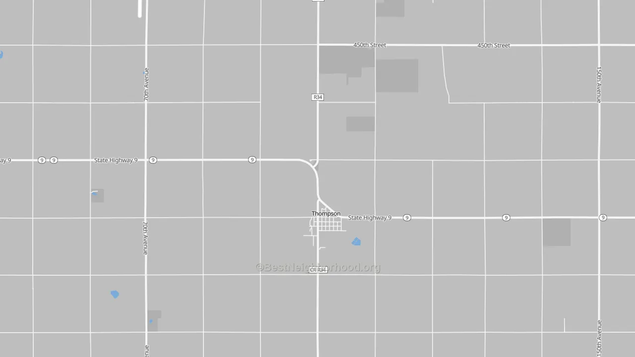 Transit Grade map of Thompson, IA