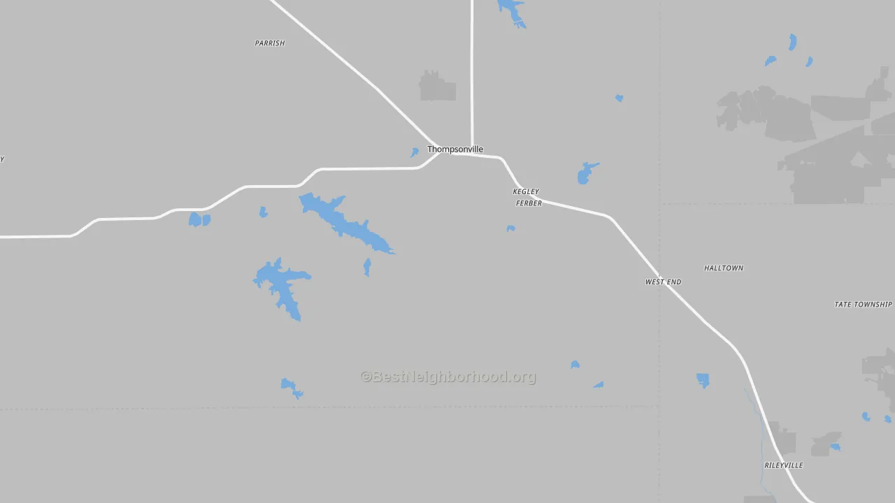Transit Grade map of Thompsonville, IL