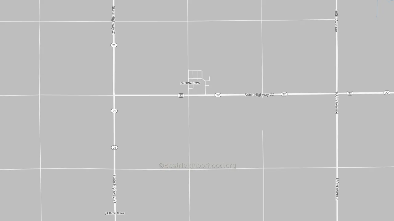 Transit Grade map of Thornburg, IA