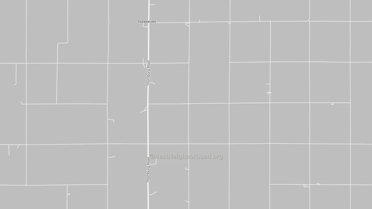 Transit Grade map of Thornburg, KS