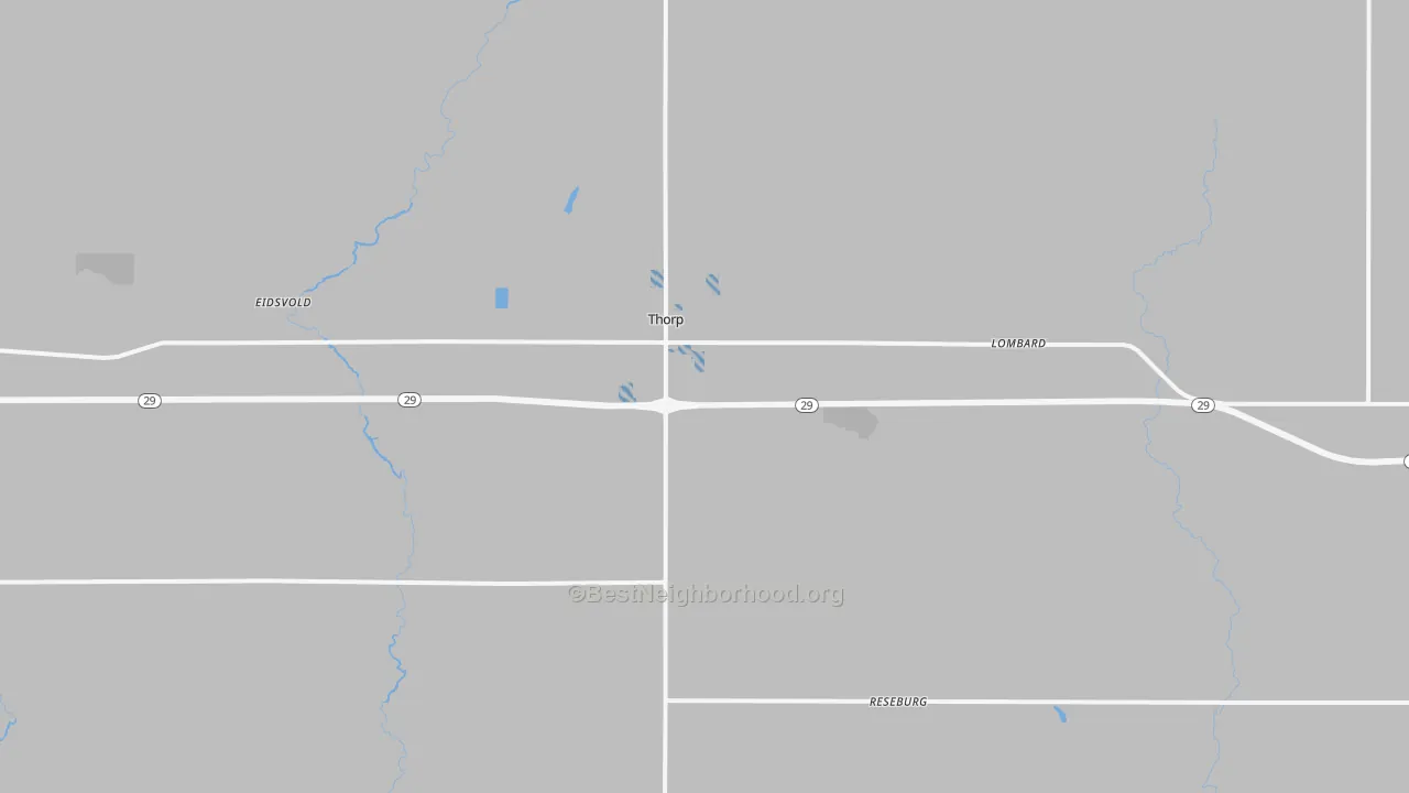 Transit Grade map of Thorp, WI