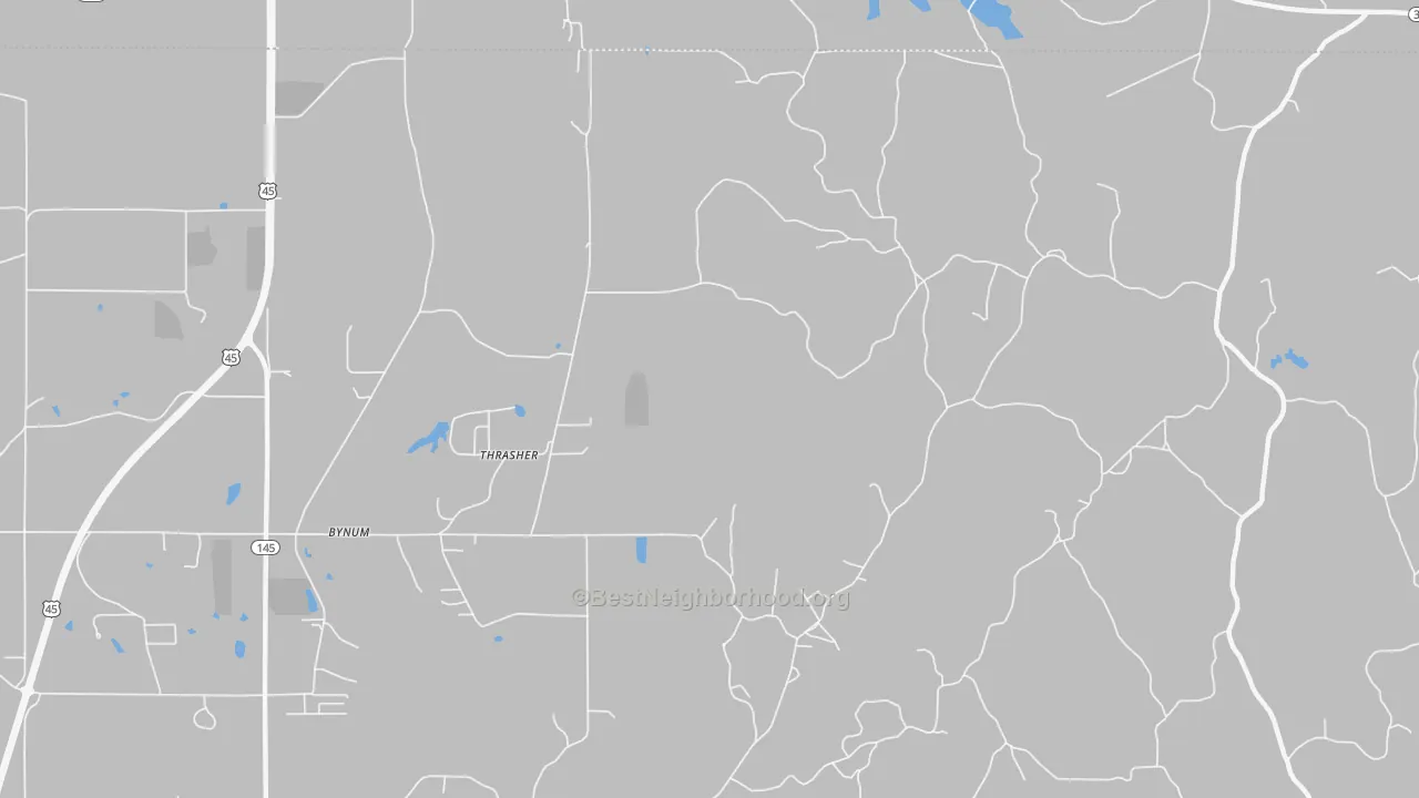 Transit Grade map of Thrasher, MS