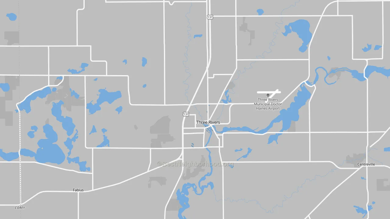 Transit Grade map of Three Rivers, MI
