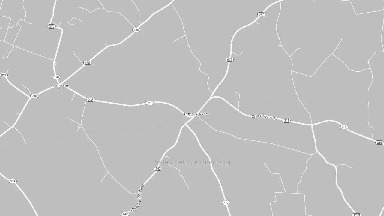 Transit Grade map of Three Springs, KY