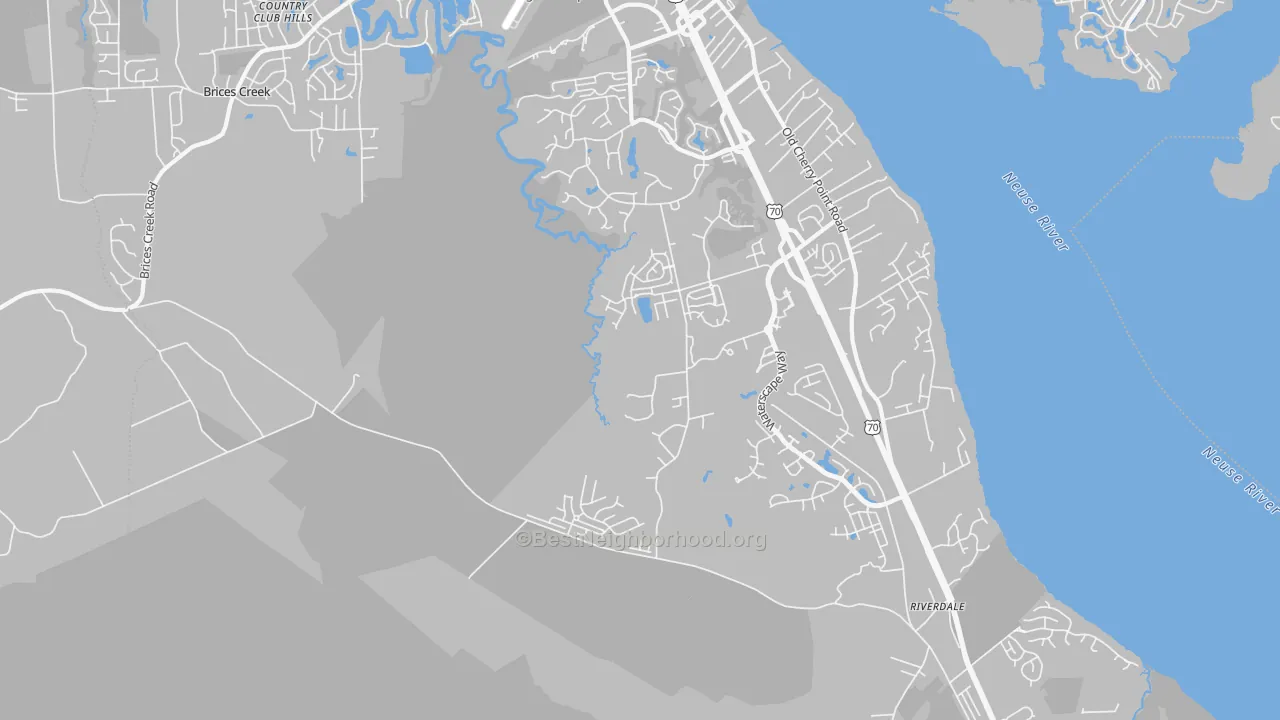 Transit Grade map of Thurman, NC