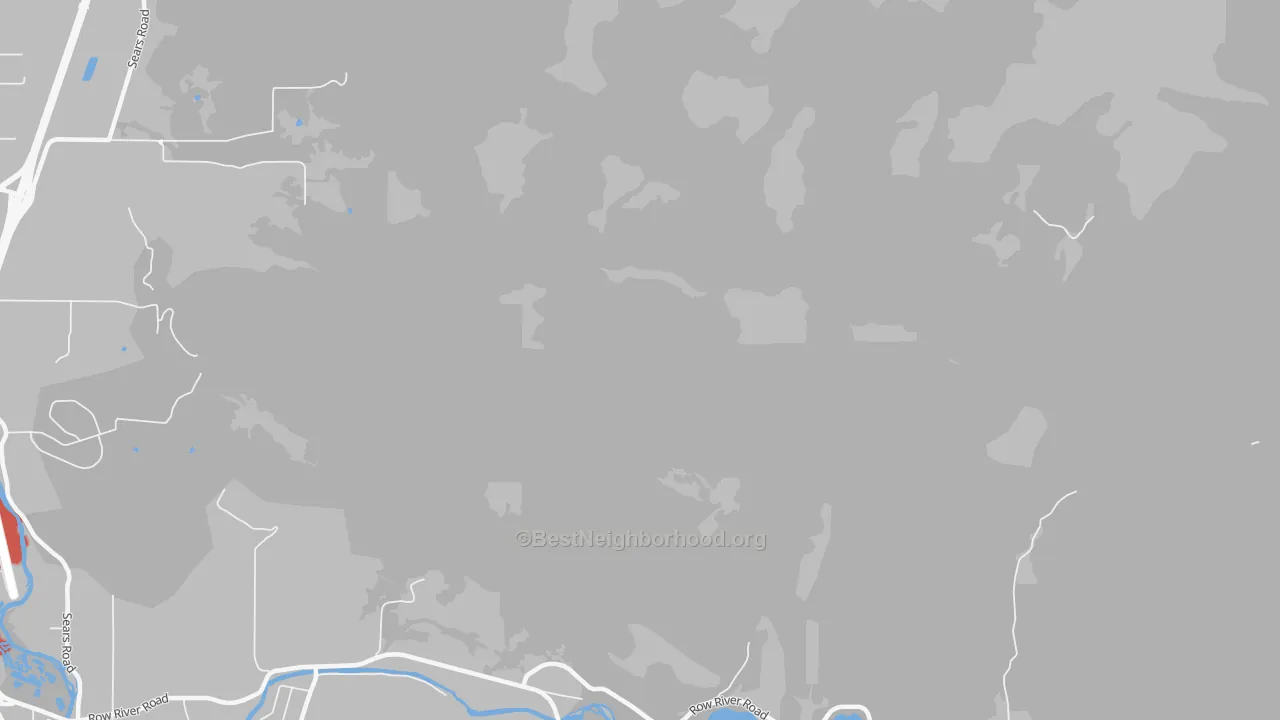 Transit Grade map of Thurston, OR