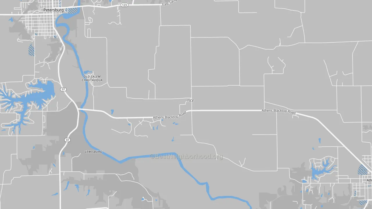 Transit Grade map of Tice, IL