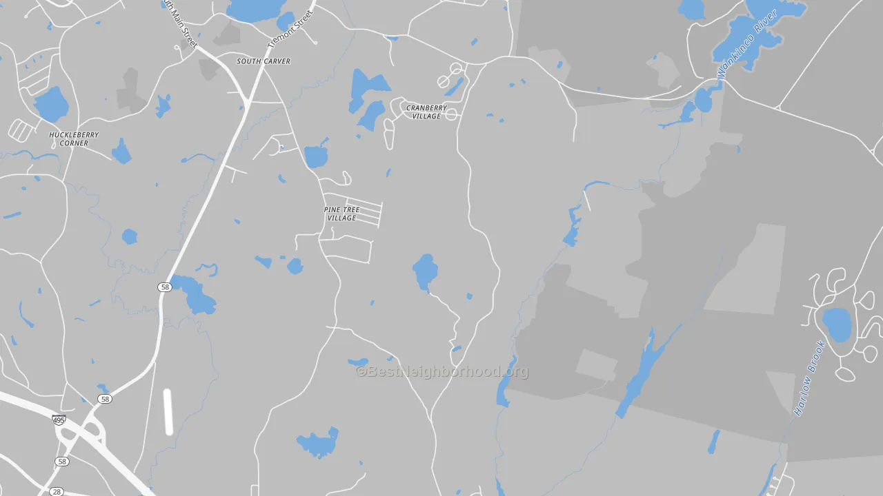 Transit Grade map of Tihonet, MA