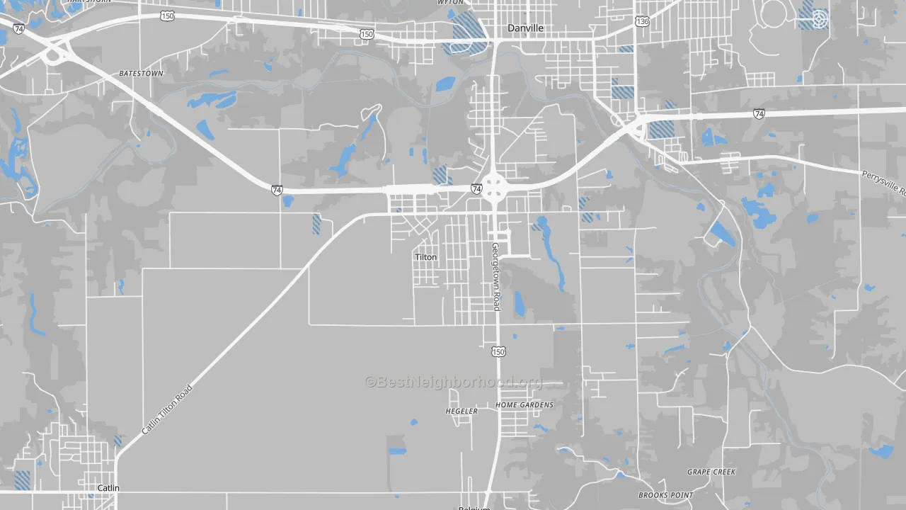 Transit Grade map of Tilton, IL