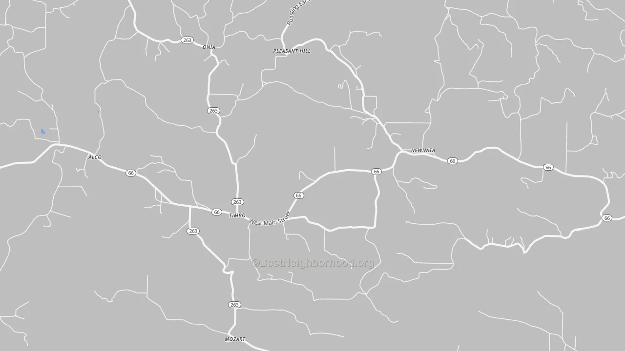 Transit Grade map of Timbo, AR
