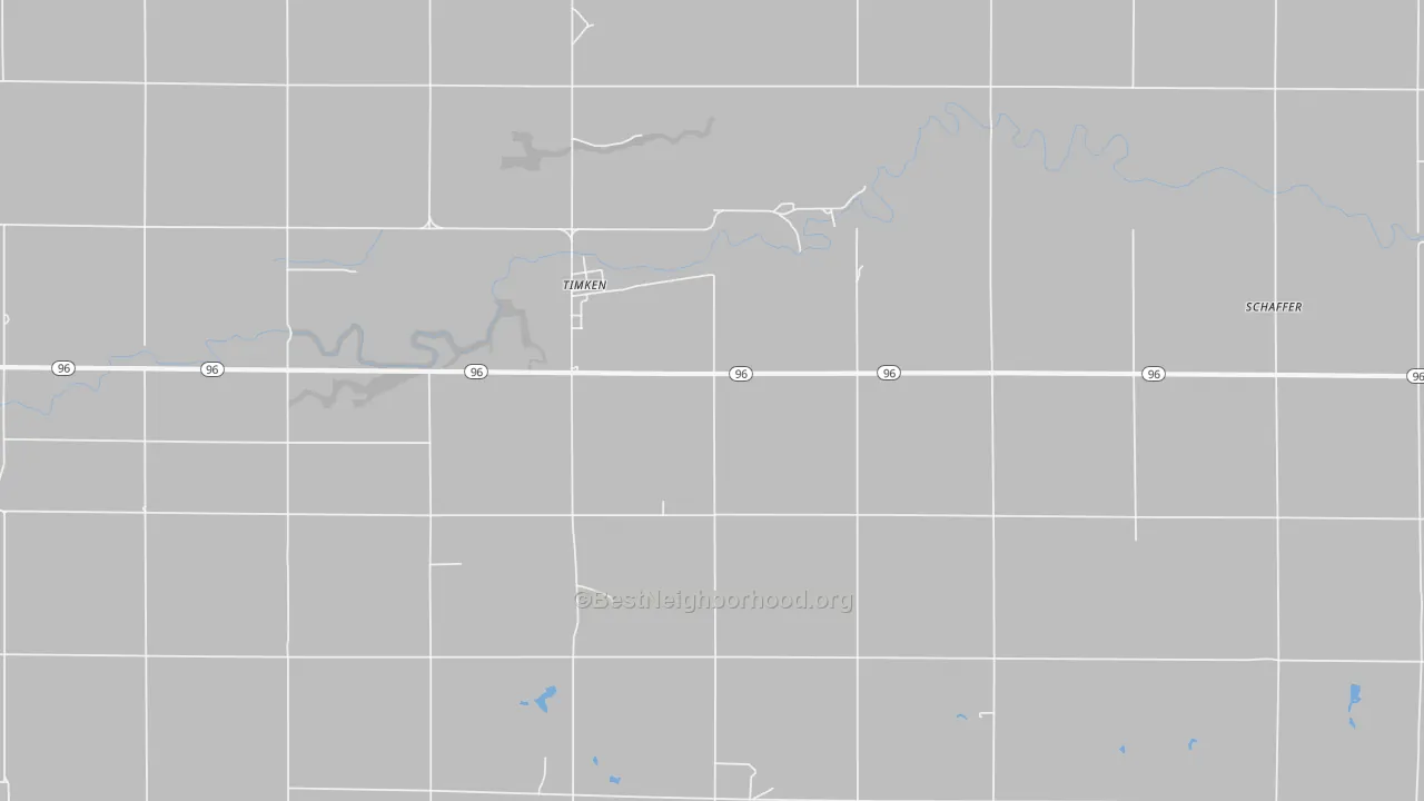 Transit Grade map of Timken, KS