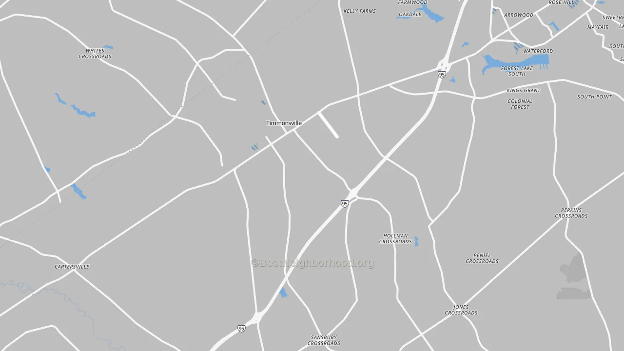 Transit Grade map of Timmonsville, SC