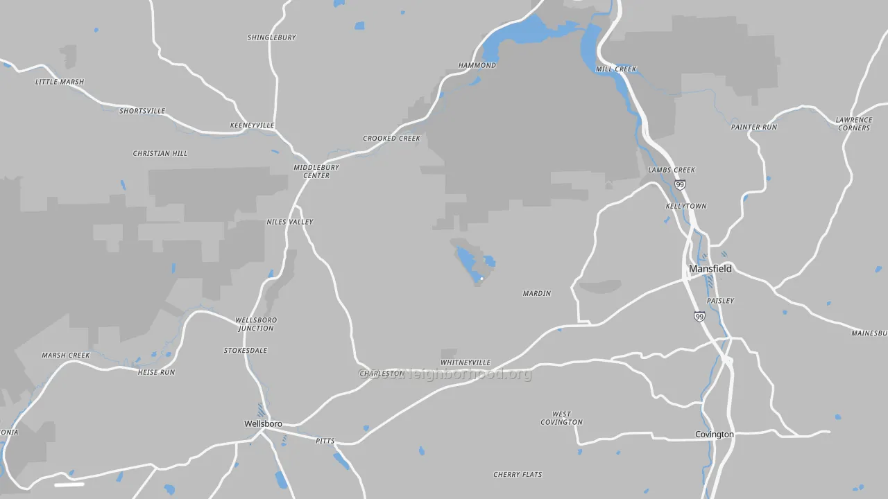 Transit Grade map of Tioga County, PA