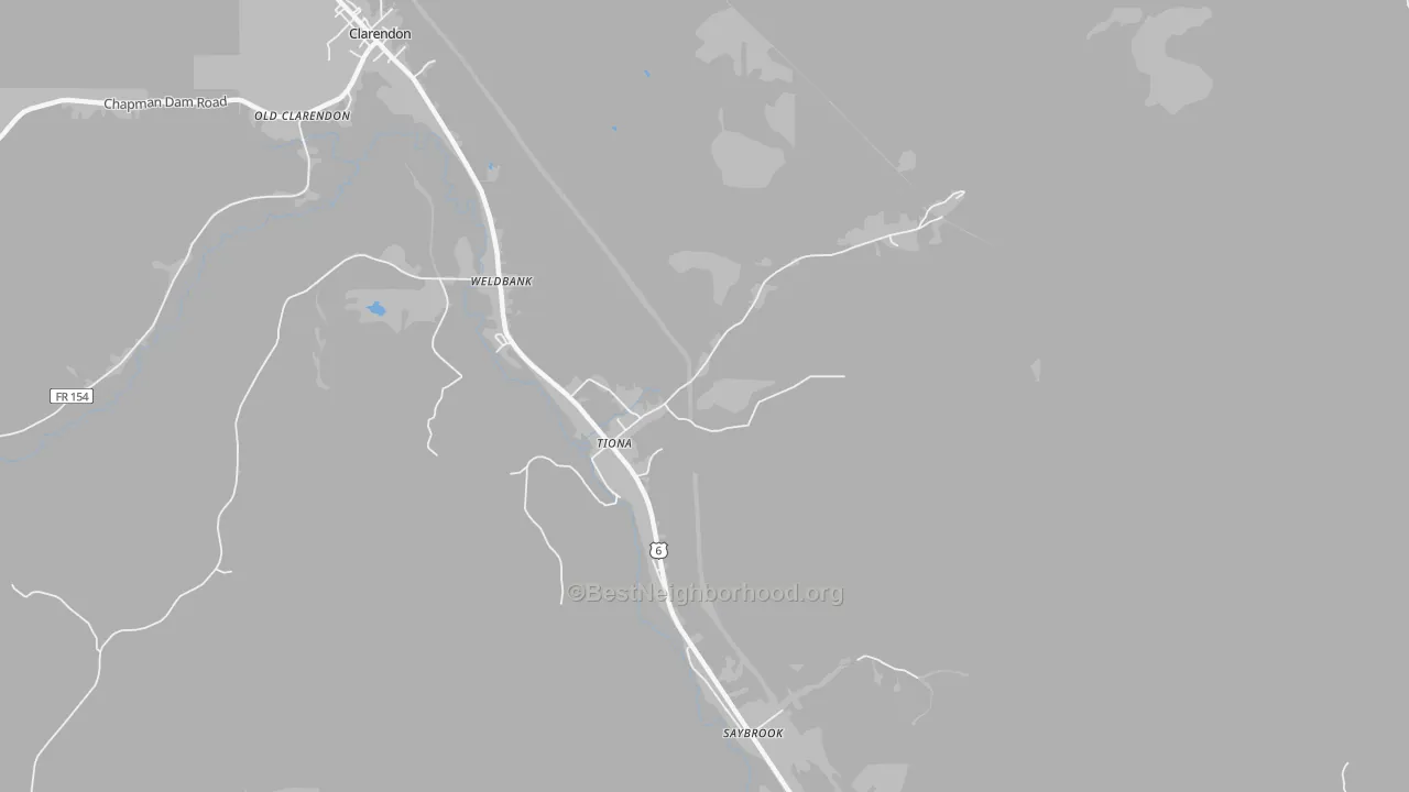 Transit Grade map of Tiona, PA