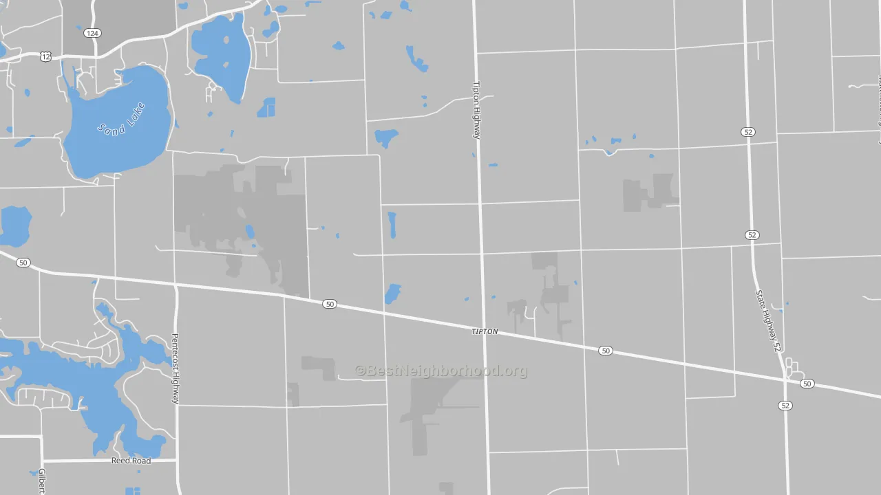 Transit Grade map of Tipton, MI