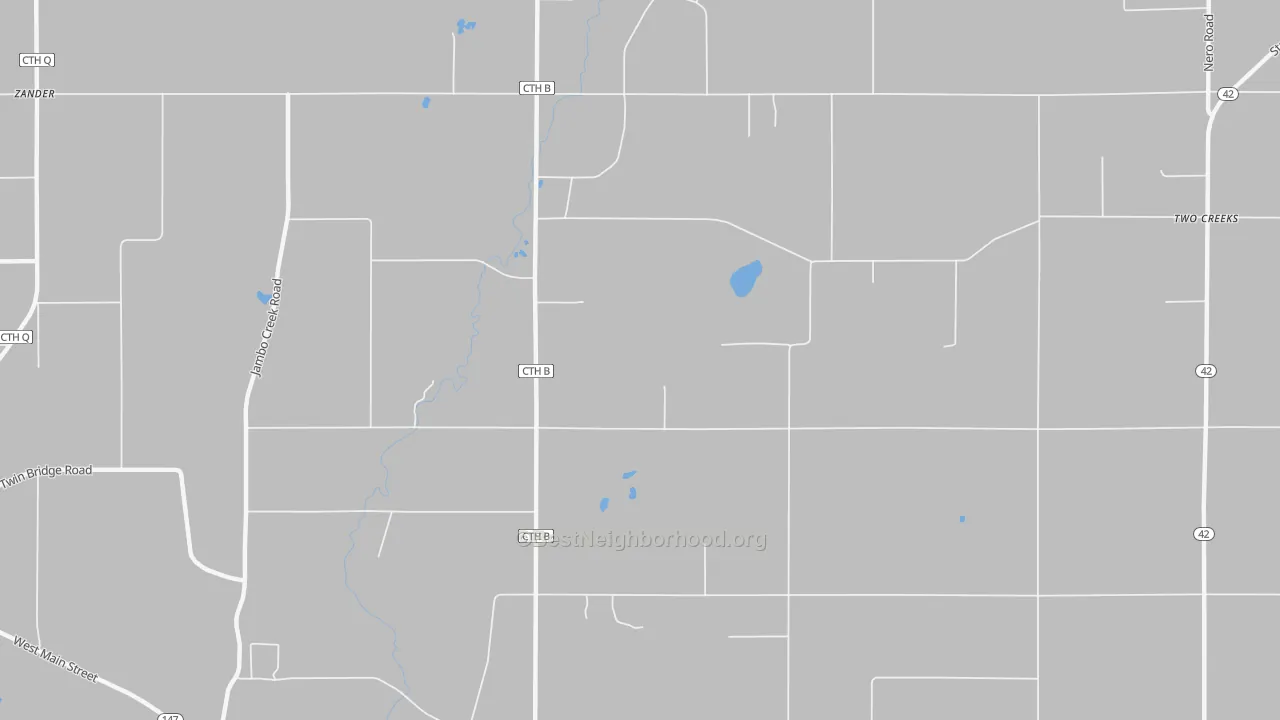 Transit Grade map of Tisch Mills, WI