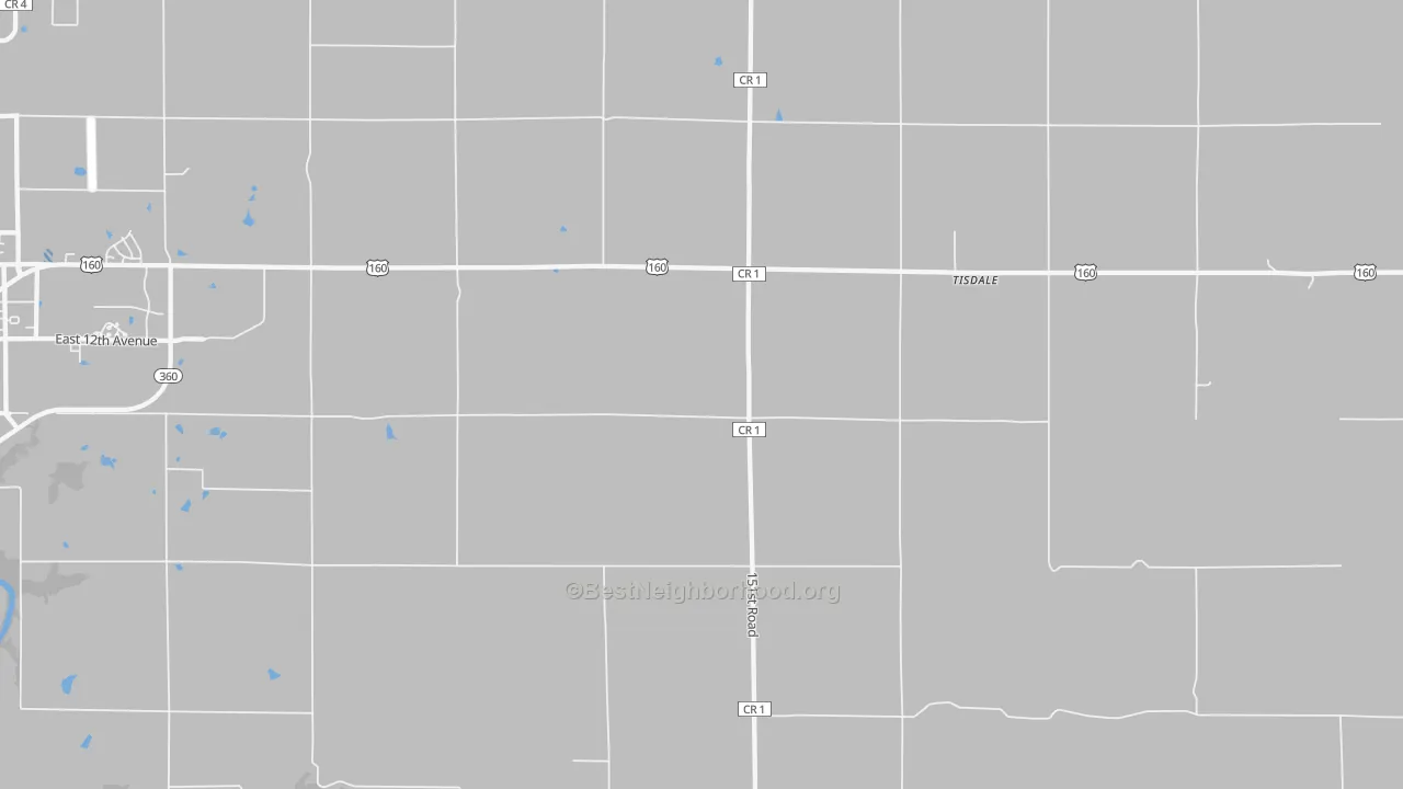 Transit Grade map of Tisdale, KS