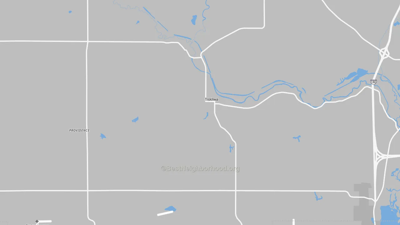 Transit Grade map of Tiskilwa, IL