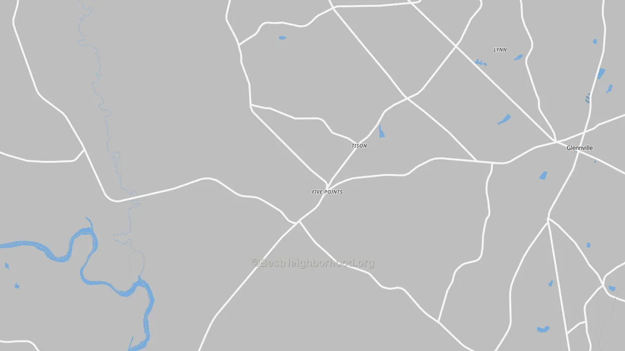 Transit Grade map of Tison, GA