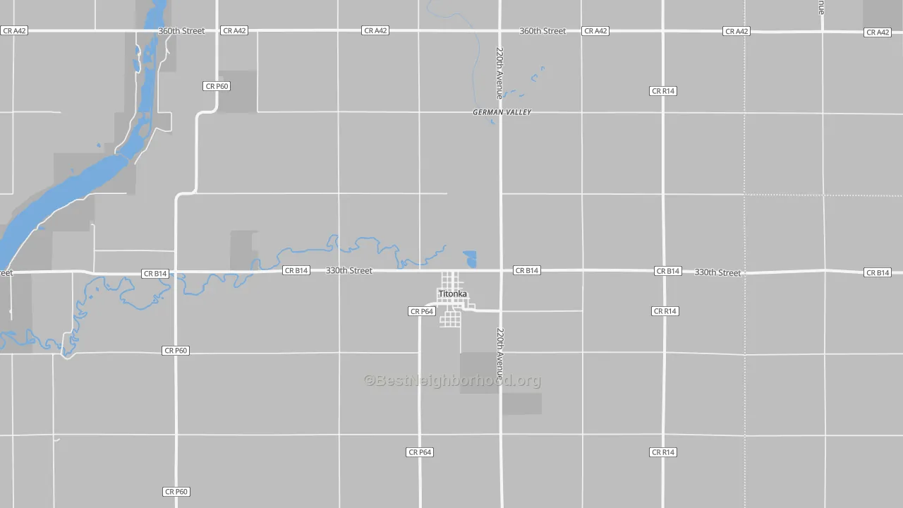Transit Grade map of Titonka, IA