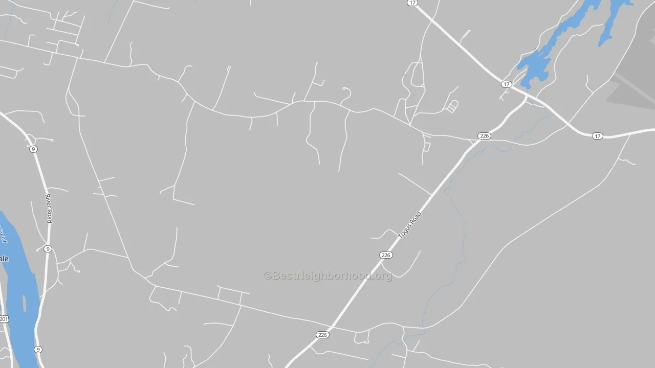 Transit Grade map of Togus, ME