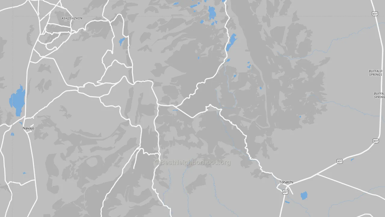 Transit Grade map of Tohatchi, NM
