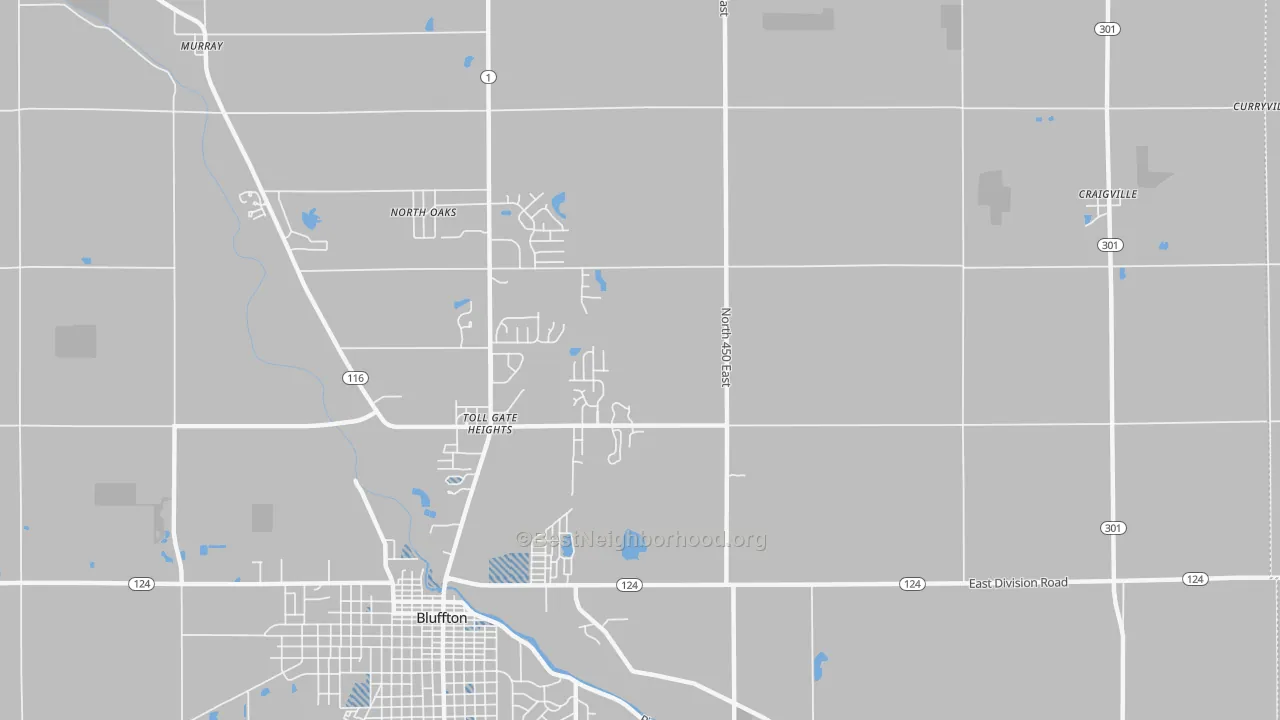 Transit Grade map of Toll Gate Heights, IN