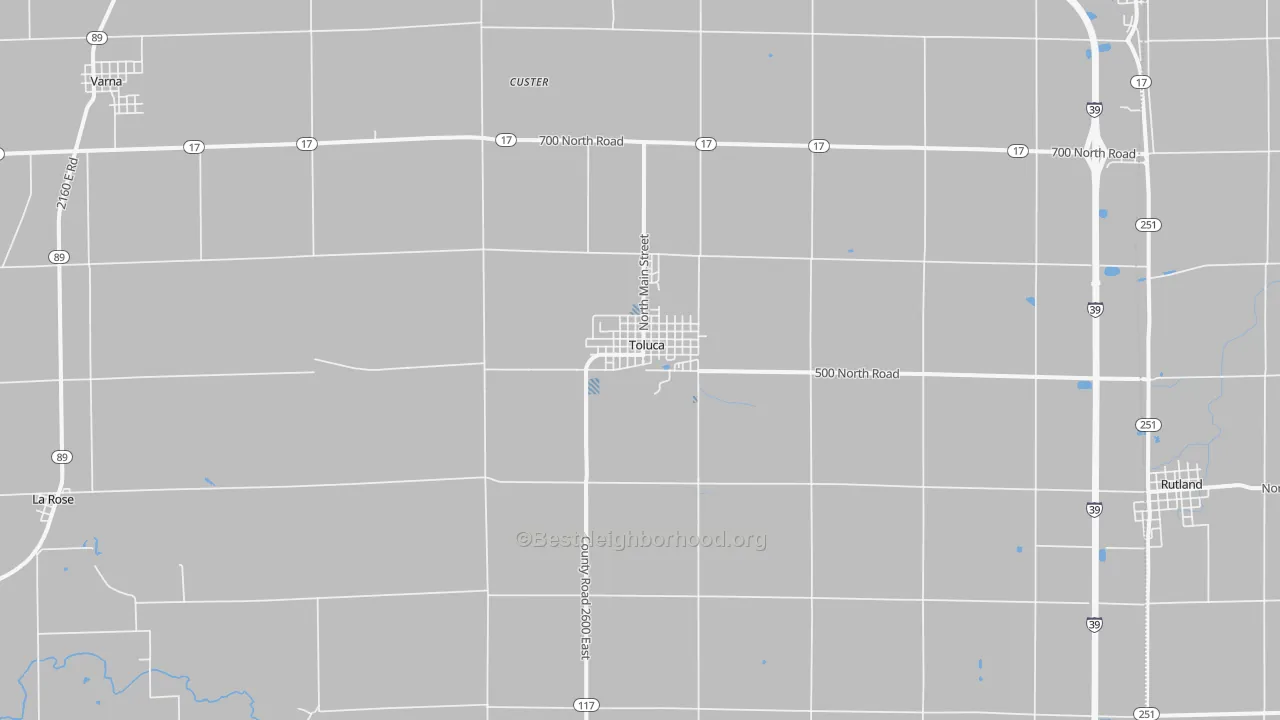 Transit Grade map of Toluca, IL