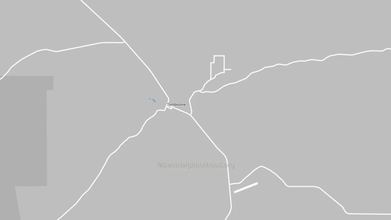 Transit Grade map of Tombstone, AZ