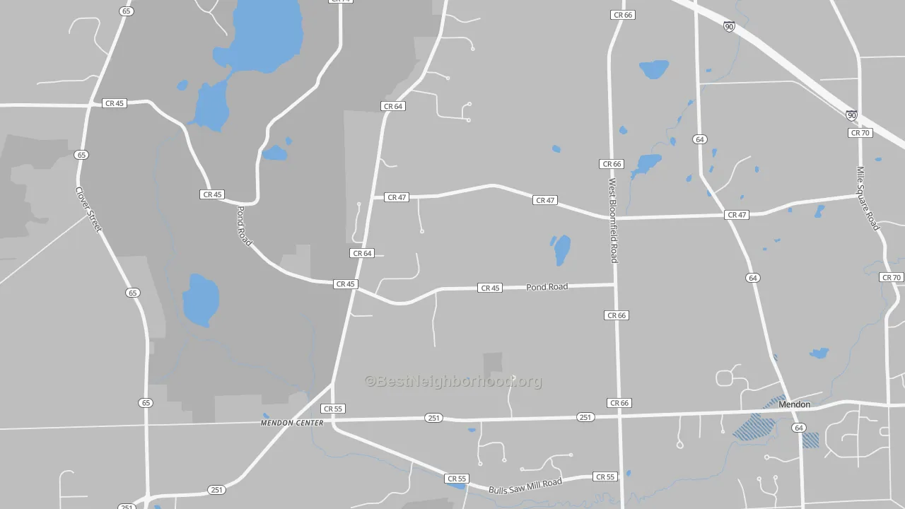 Transit Grade map of Tomlinson Corners, NY