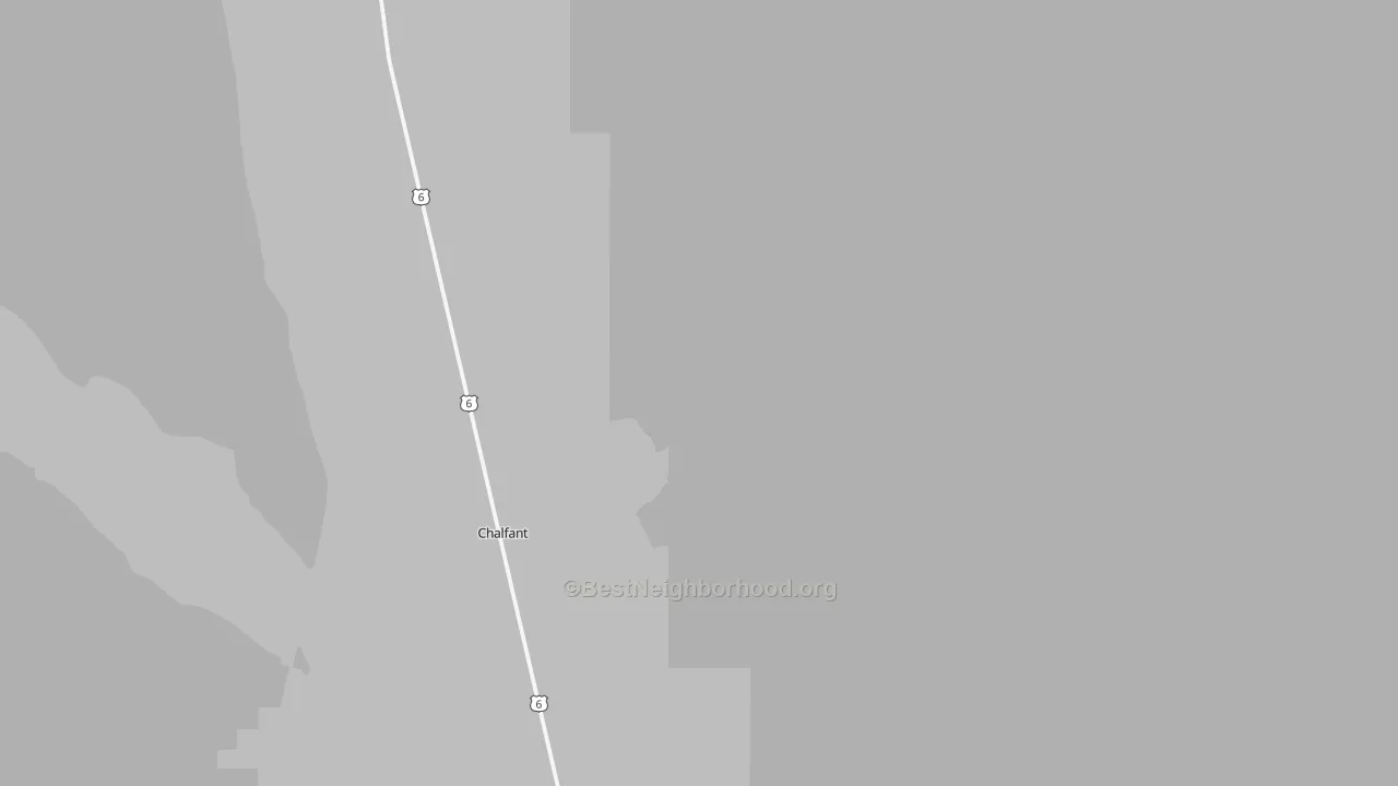 Transit Grade map of Toms Place, CA