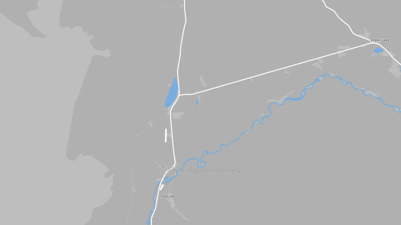 Transit Grade map of Tonsina, AK
