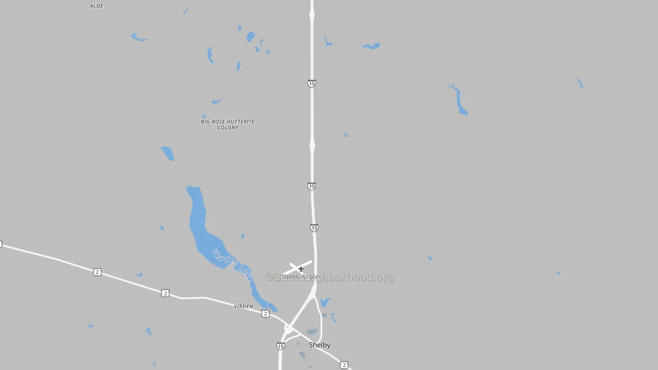 Transit Grade map of Toole County, MT