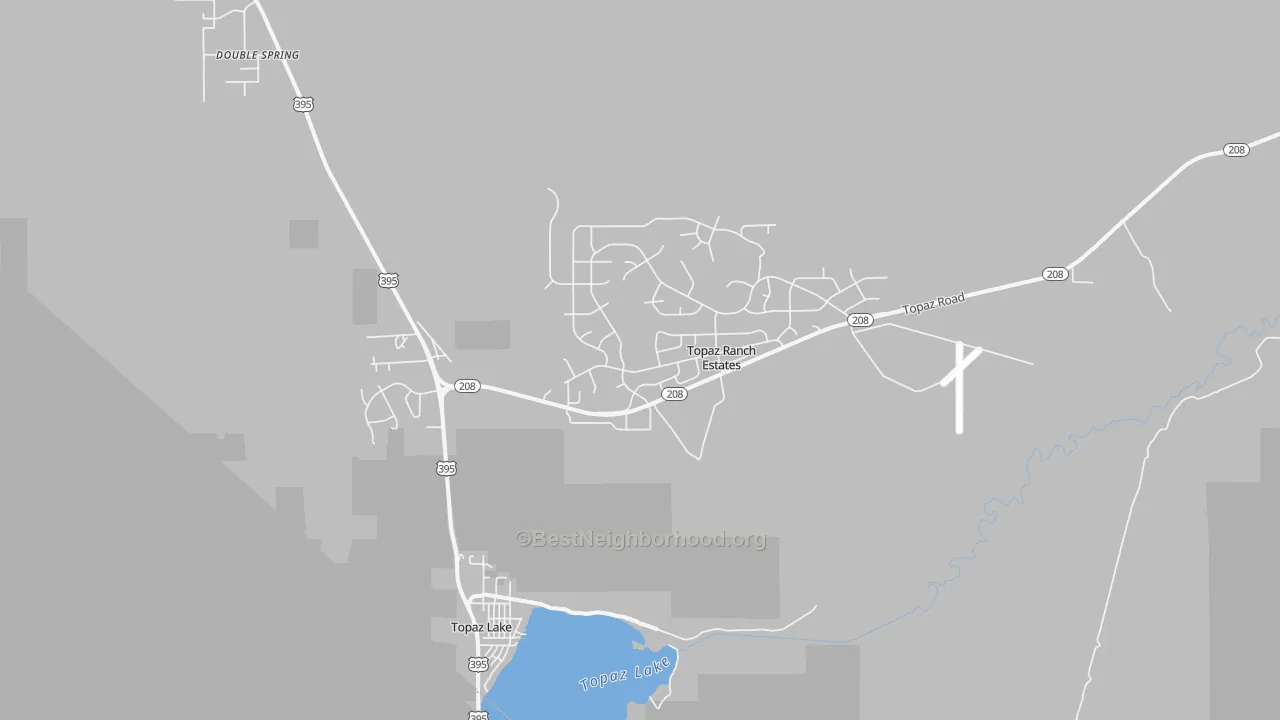 Transit Grade map of Topaz Lake, NV