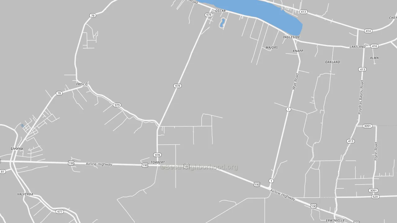 Transit Grade map of Torbert, LA