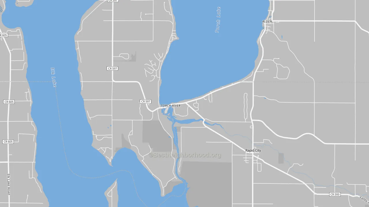 Transit Grade map of Torch River, MI