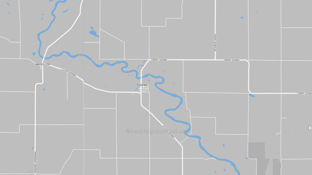 Transit Grade map of Toronto, IA