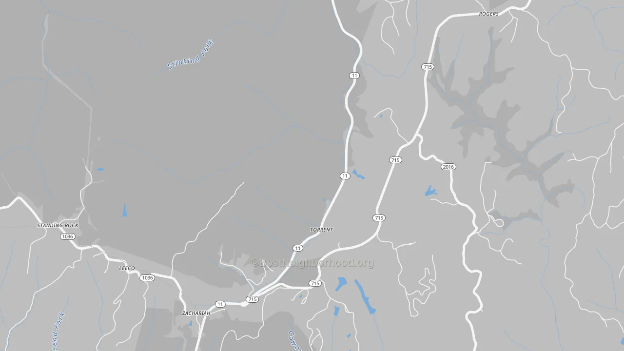 Transit Grade map of Torrent, KY