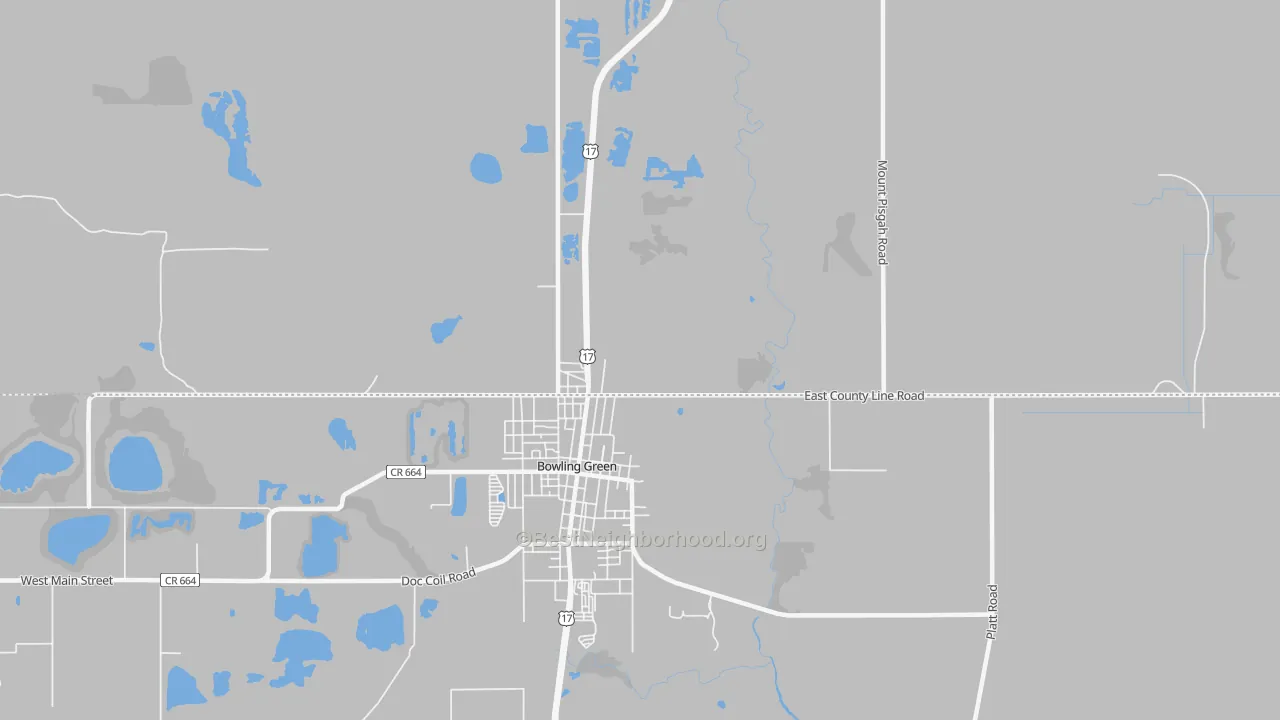 Transit Grade map of Torrey, FL